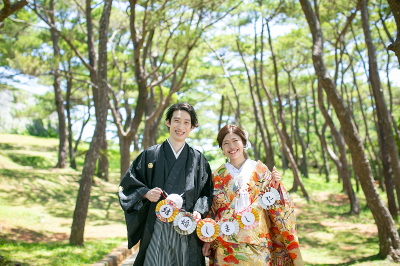 座喜味城跡での撮影スポットをご紹介