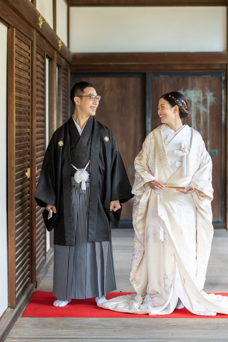 自然風景とお寺で撮る2着プラン