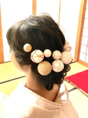 持ち込みヘア飾り&和玉