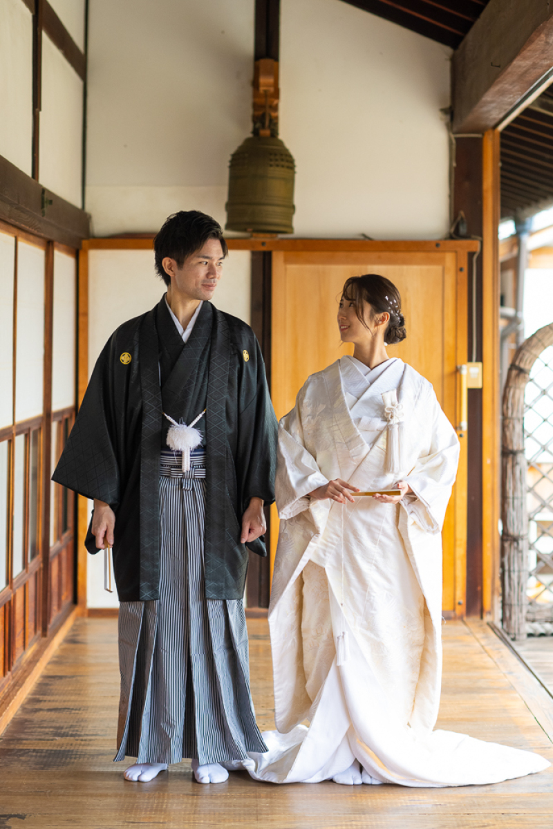 静かなお寺で紅葉ショットが撮れました