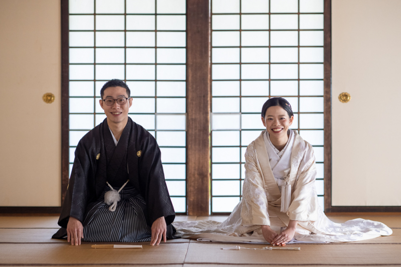 自然風景とお寺で撮る2着プラン