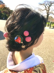 和玉の髪飾り