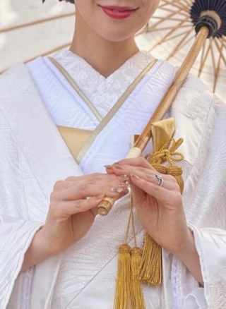 和傘の持ち方