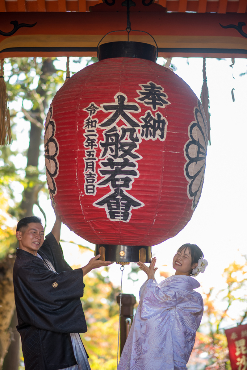 毘沙門堂で撮影してきました〜♡