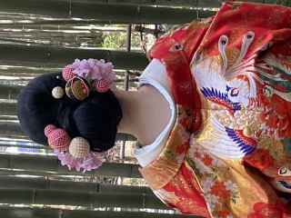 色打掛のヘア