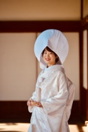 綿帽子とお引き姿