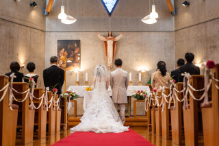 本当の教会でブチ結婚式+別の衣装でロケ撮影!素敵でした(#^.^#)