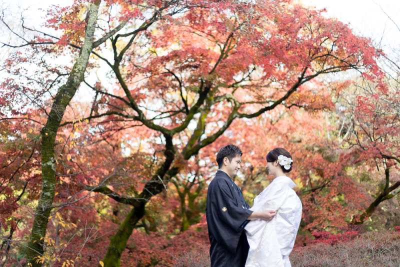 紅葉シーズンの京都の街で撮影は早起きがポイント！