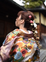 編みおろし×紐アレンジStyle