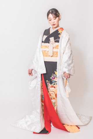 【和装コーディネート】引き振袖でレトロモダンにコーディネート