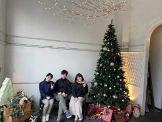 リーベルミー屋外スタジオ撮影!クリスマスが始まりました!