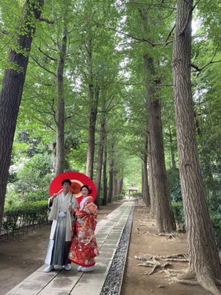 花嫁様は晴れ女！和装ロケーション撮影♪