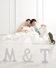 洋装スタジオフォト、本日のとても可愛いお2人♪