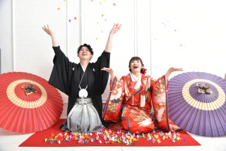 和装スタジオにて楽しく撮影は如何ですか？