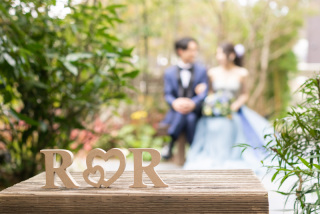 撮影レポート「くすみブルーのドレスで♪」