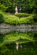 日本庭園の池リフレクション！