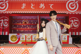 【花やしきフォト２】下町情緒あふれるポップな背景で【浅草】