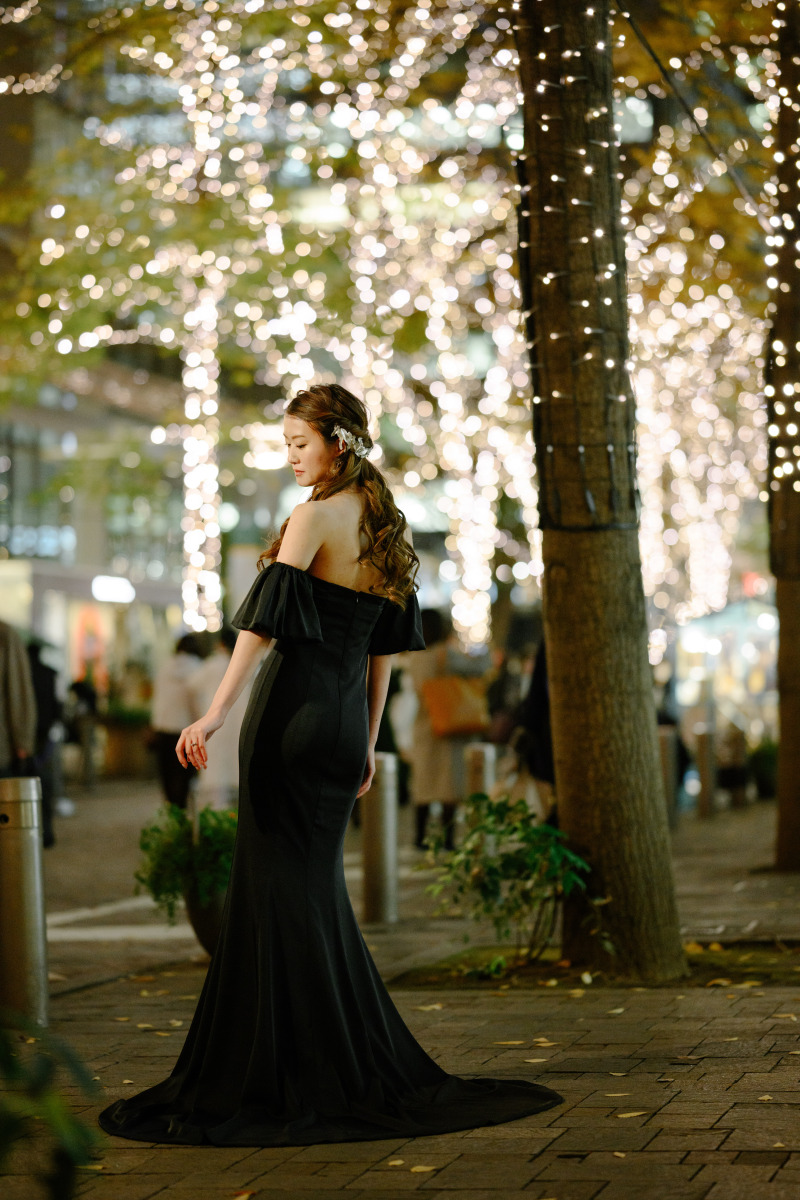 BLACK DRESSで華麗に大人フォト♪