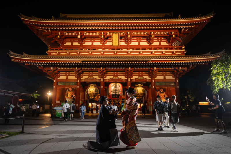 【浅草フォト】仲見世通りや浅草寺で日本情緒ある撮影を♪【和装ロケ】