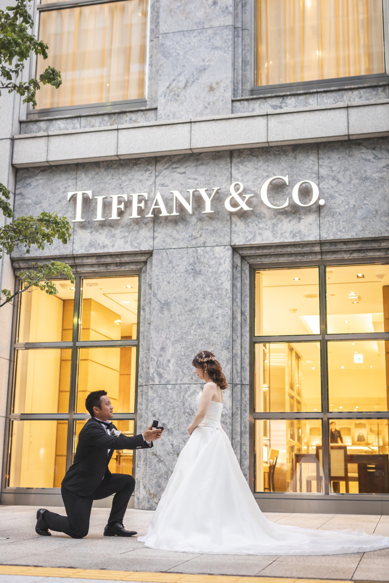 【丸の内】Tiffanyリングのカップルにおすすめカット♪【仲通り】