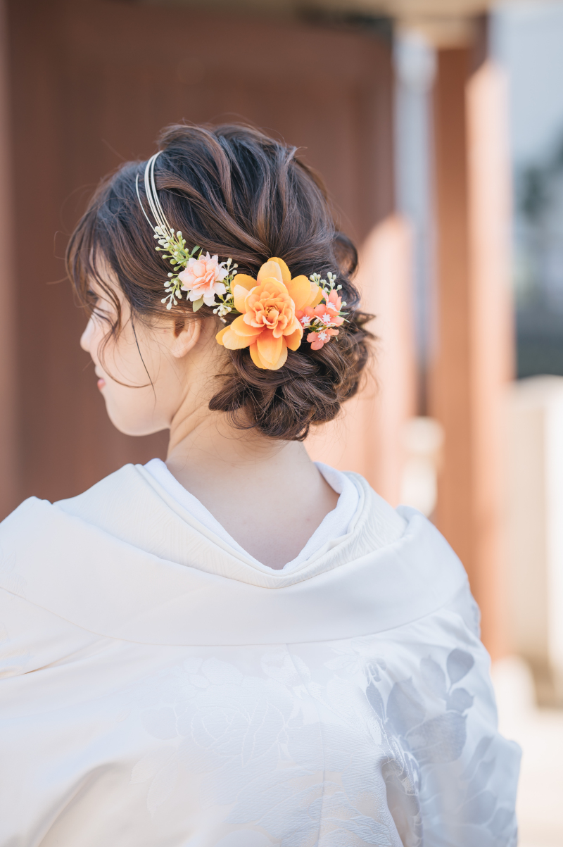 【ヘアスタイル】こなれ感ある編み込みヘア♪【和装】