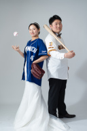 【スタイリング自由】野球のユニフォームを羽織って♪【スタジオ撮影】