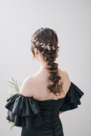 【ヘアアレンジ】こなれ感を演出する編み下ろしヘア【洋装スタジオ】