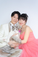 【ペットフォト無料！】猫ちゃんと仲良く撮影♪【スタジオフォト】