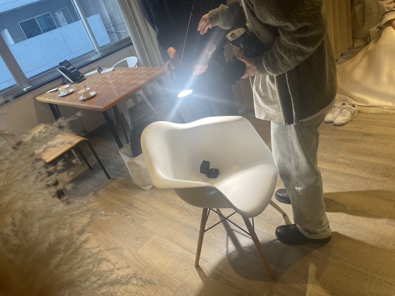 物撮りの様子♪