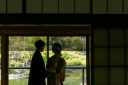 和室でシルエットフォト♡