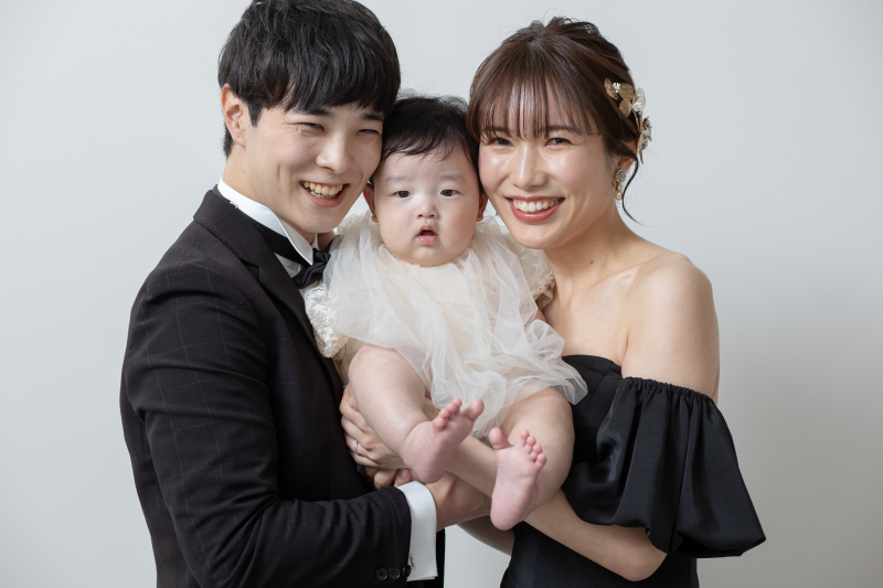 スタジオブルーは、ご家族＆ペットとの撮影が無料です♪