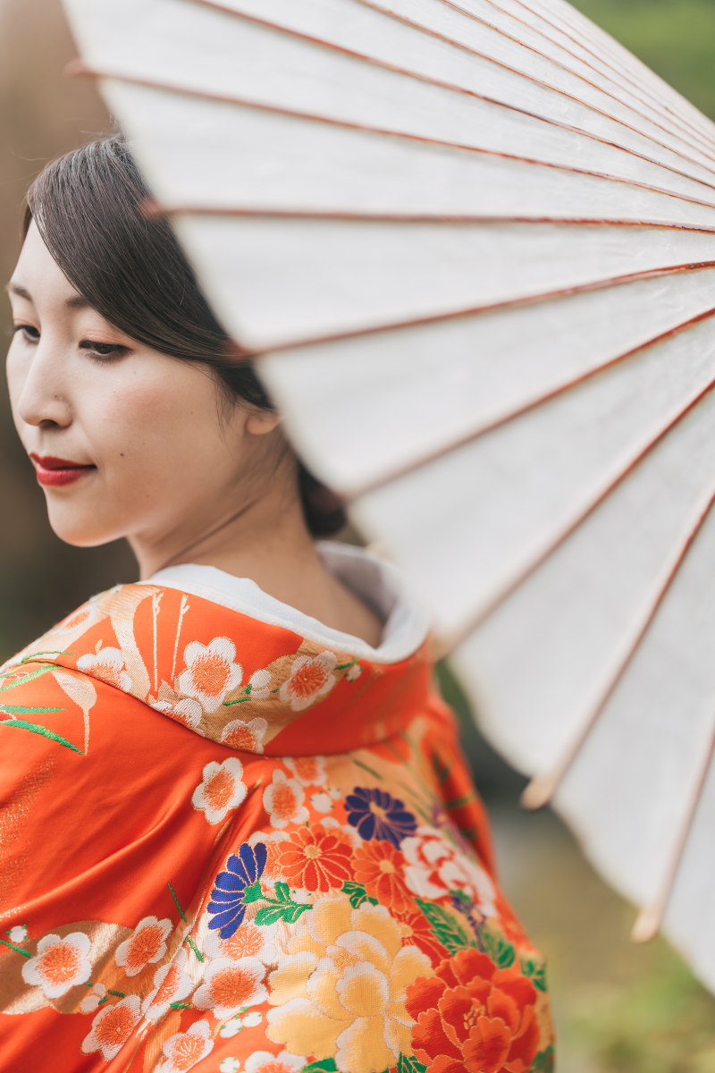 ご新婦のお淑やかな和装姿♡