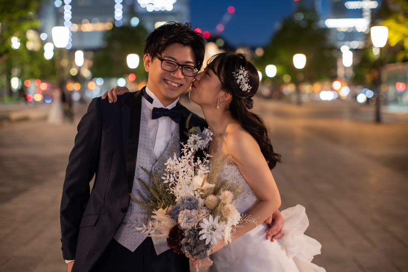 【小物お持込自由】サングラスに手ブレショットでストリートフォト風【東京駅前】