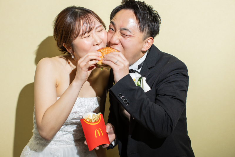 【お持込可能!】ポテトとハンバーガーでカジュアルフォト!【スタジオ撮影】
