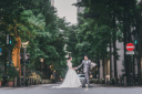 仲通り、横断歩道！