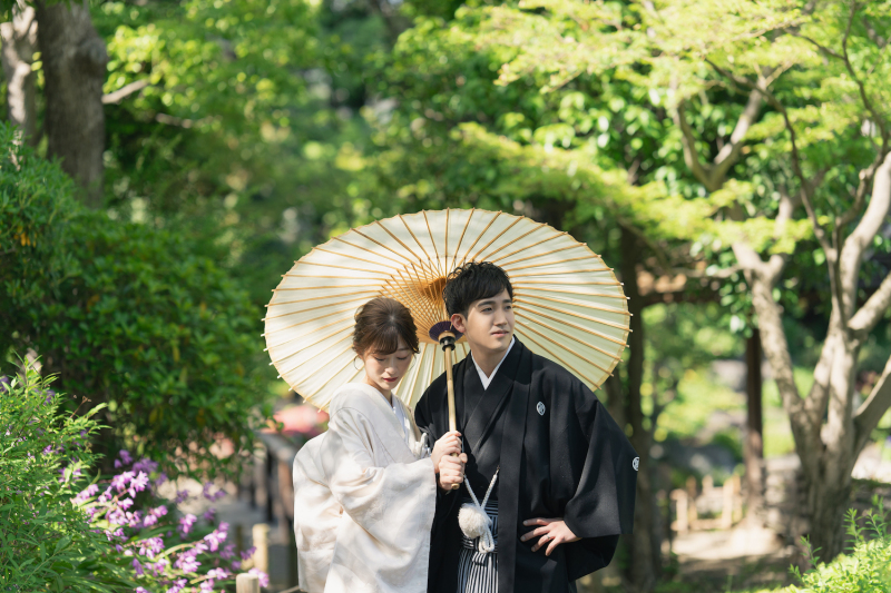 【フォトプラン紹介】日本庭園フォト【和装スタジオ+ロケ】