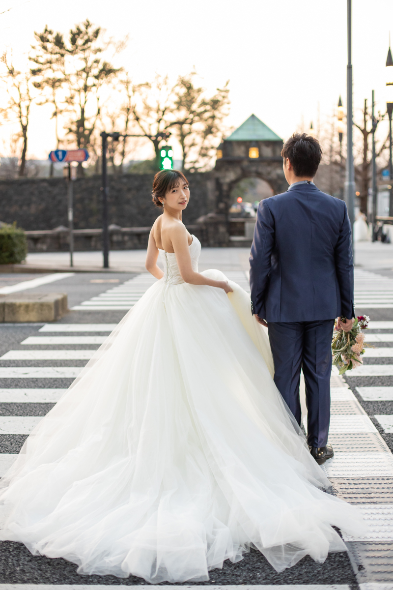 横断歩道の見返り美人♡