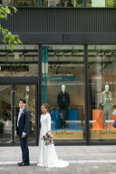 スタイリッシュな、丸の内仲通りでの撮影♪