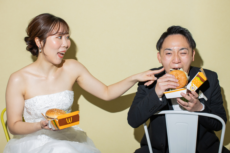 【お持込可能!】ポテトとハンバーガーでカジュアルフォト!【スタジオ撮影】