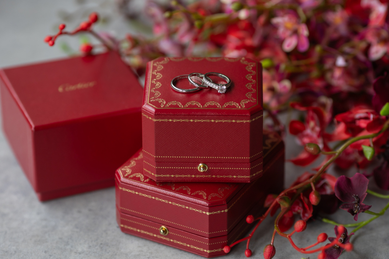 【Cartier】真っ赤なリングボックスを素敵に撮影【物撮り無料】