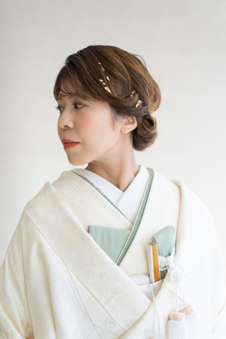 【和装小物】爽やかなグリーンで明るい装いに♪【オプション】