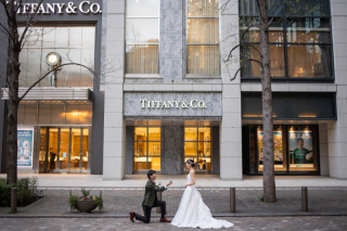 【物撮り＆ロケ】ティファニーでウェディングフォトを【丸の内仲通り】