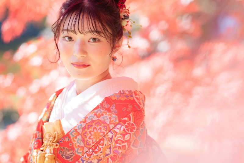 【デパート前】ポスターと同じポージングでお茶目に♡【日本橋】