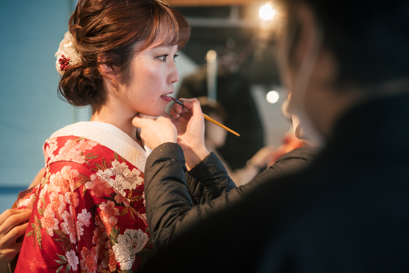 スタジオブルーは、ヘアメイクアテンド&弊社アテンドスタッフが撮影に同行します♪