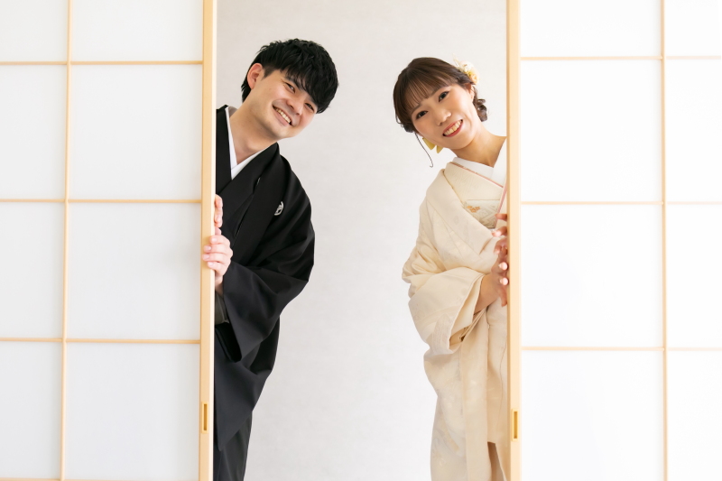 【無料スタジオ撮影】スタジオで和装撮影はいかが？【和室風セット】