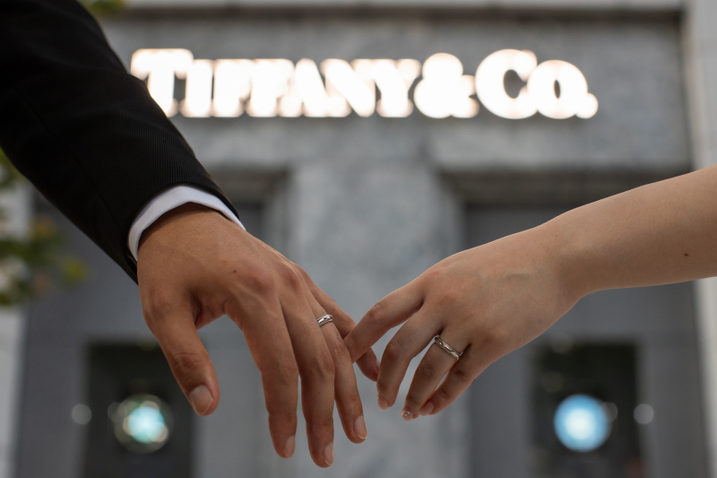 【丸の内】Tiffanyリングのカップルにおすすめカット♪【仲通り】