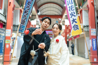 【浅草】レトロな街並みでカジュアル撮影も！【和装フォト】