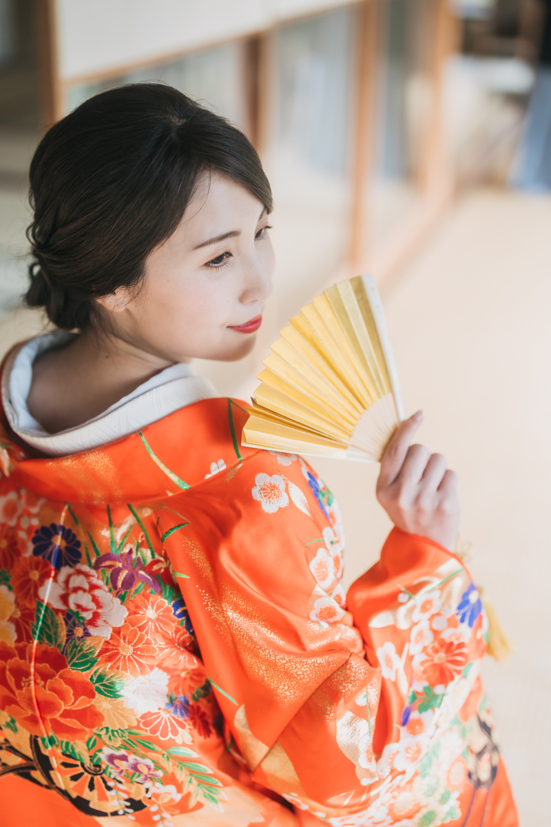 ご新婦のお淑やかな和装姿♡