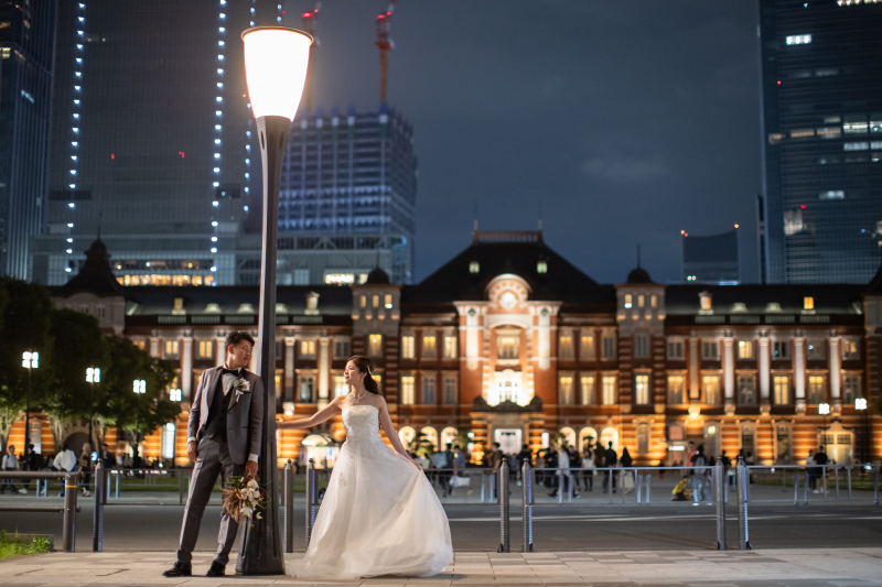 【フォトプラン紹介】東京駅&丸の内フォト【洋装スタジオ+ロケ】