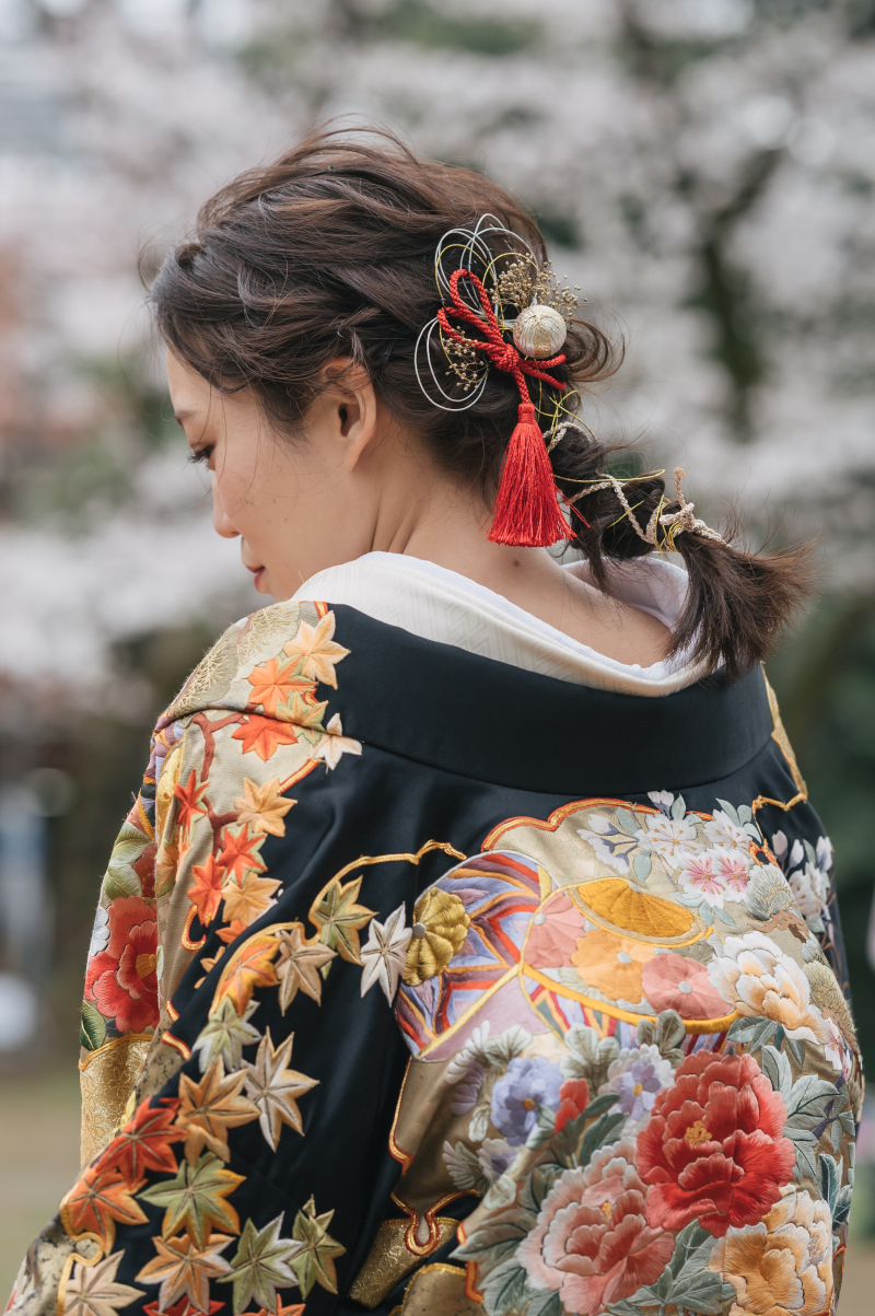 和装でのお洒落ヘアスタイル！